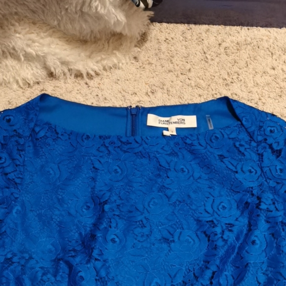 NWT Diane von Furstenberg Ainsley Lace Dress 6 - Picture 9 of 10